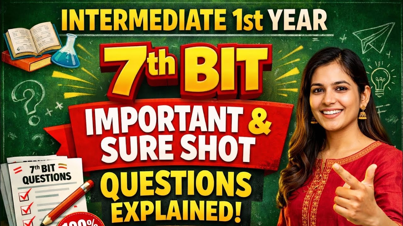 Intermediate 1st Year | 7th Bit Important & Sure Short Questions Explained | 100% Exam Focus#viral 