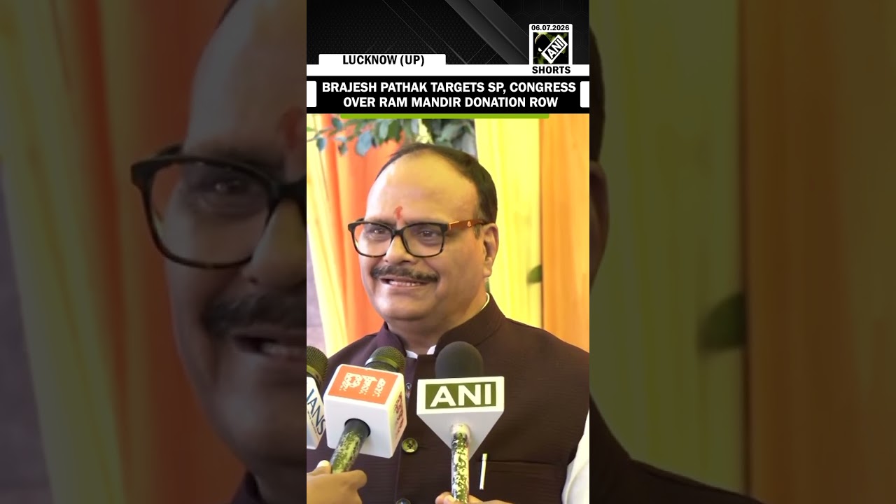 &ldquo;They play double game&hellip;.&rdquo; Dy CM Brajesh Pathak hits back at Opposition amid Ram Mandir donation row