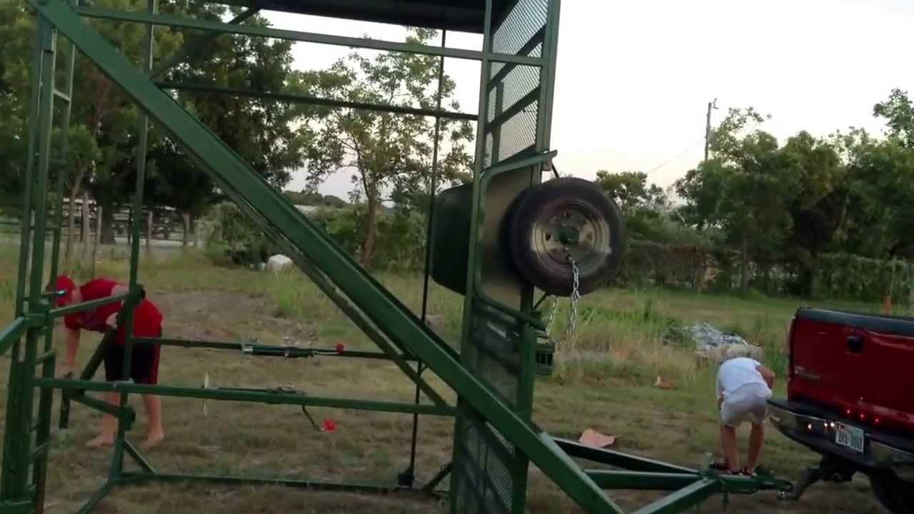 Super super mobile hunting stand patent pending
