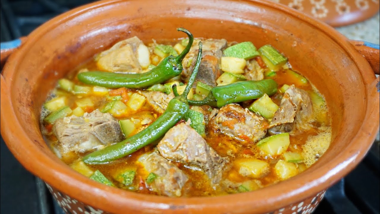 CARNE DE PUERCO CON CALABACITAS RECETA ECONÓMICA Y BUENÍSIMA