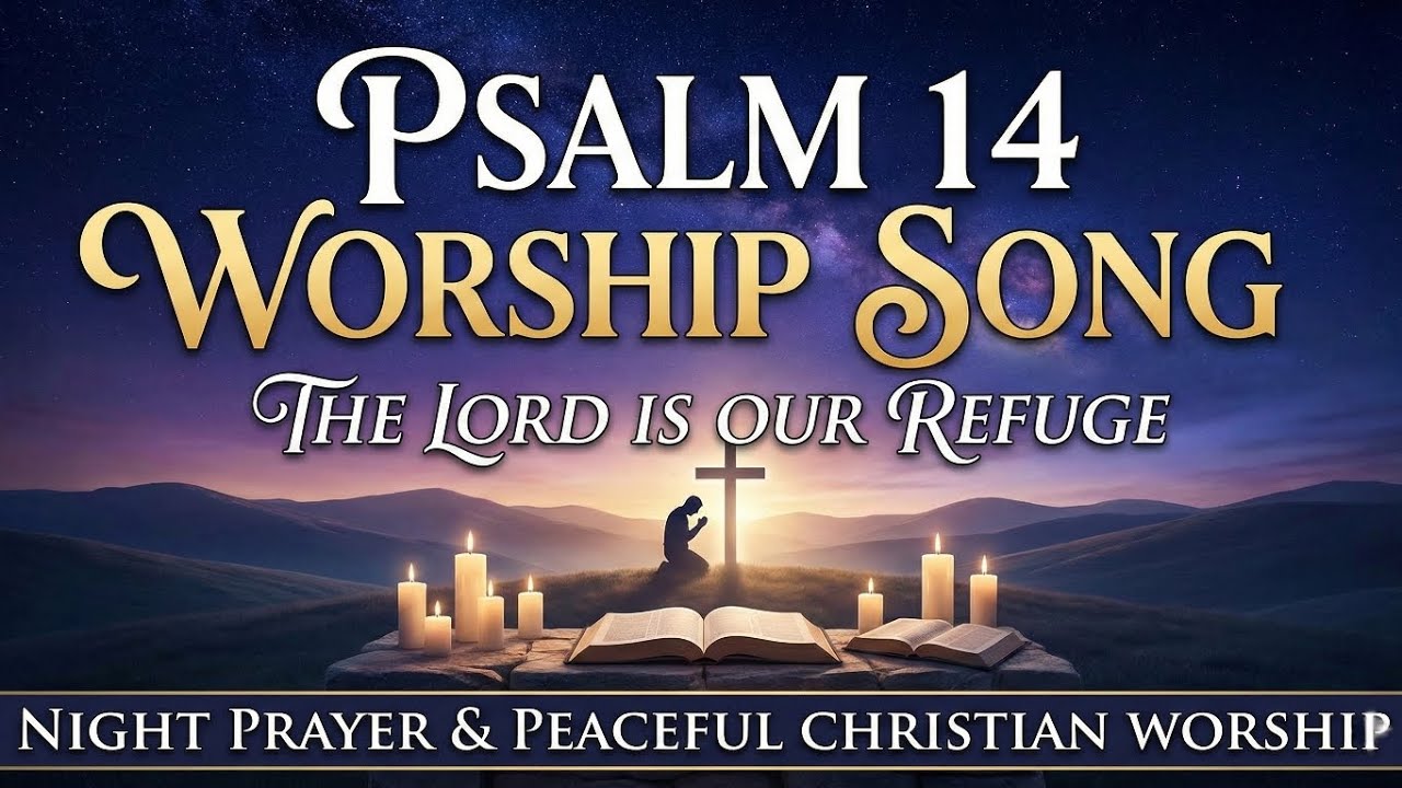 Psalm 14 Worship Song | The Lord Is Our Refuge | Night Prayer & Peaceful Christian Worship