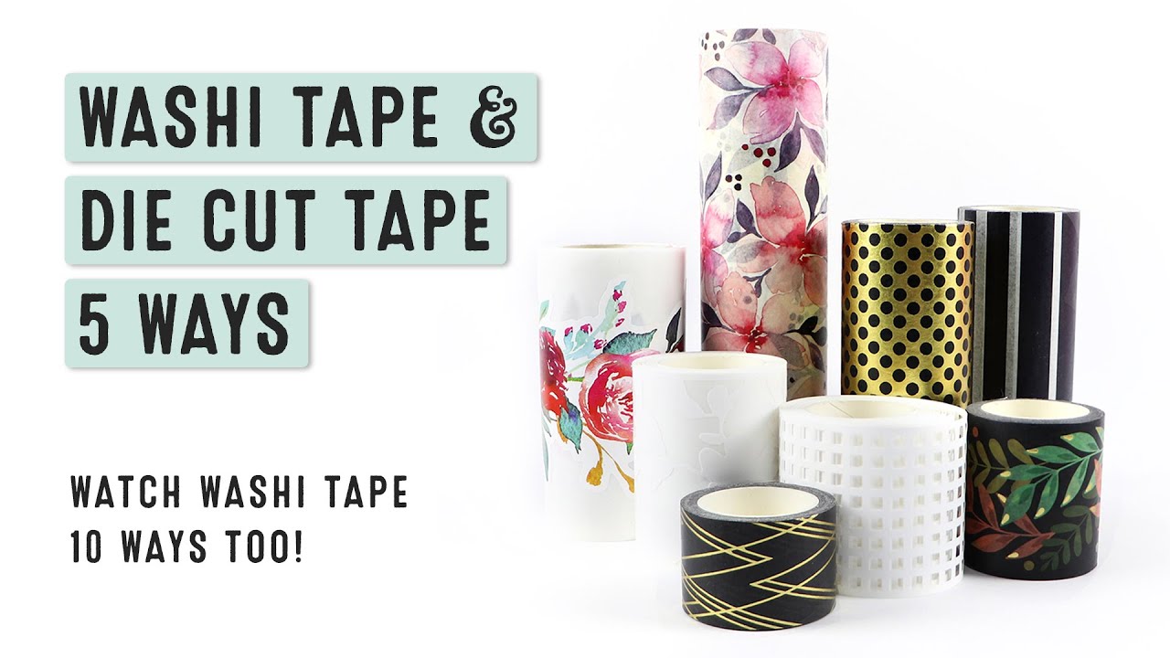 5 Ways to Use Altenew Washi Tape & Die Cut Tape