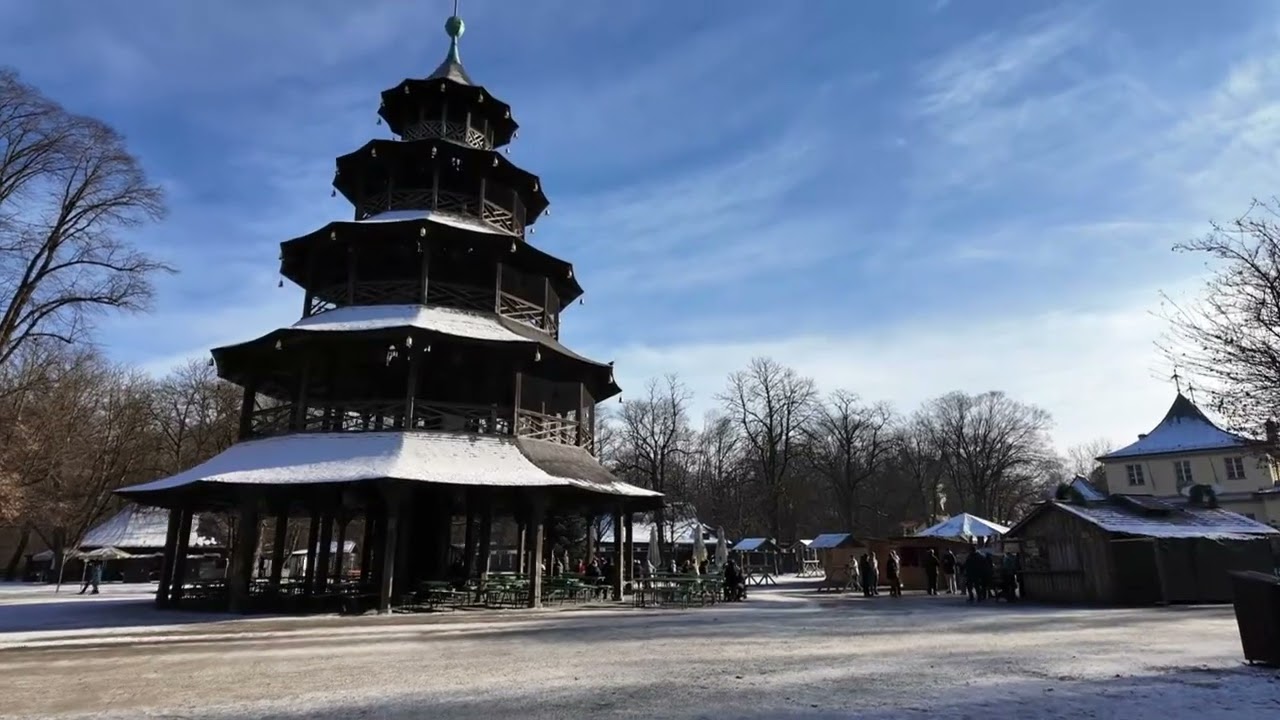 Wintertime in English Garden-Munich 2026
