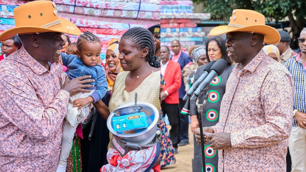 DP Gachagua leads Food distribution in Kiamaiko, Mathare to families affected by floods!!