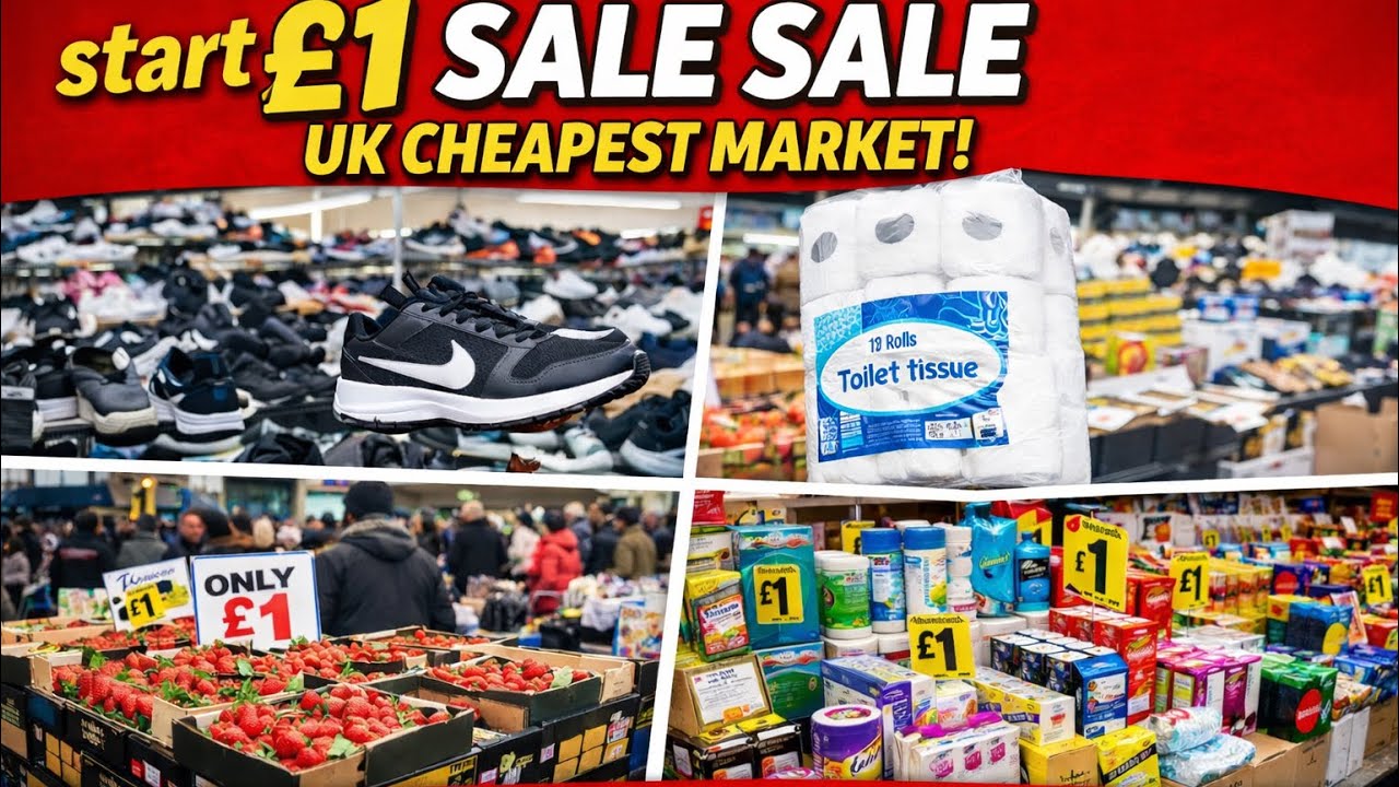 Start£1 sale sale uk western international market cheapest Sunday market southall Hayes uk vlog 4 