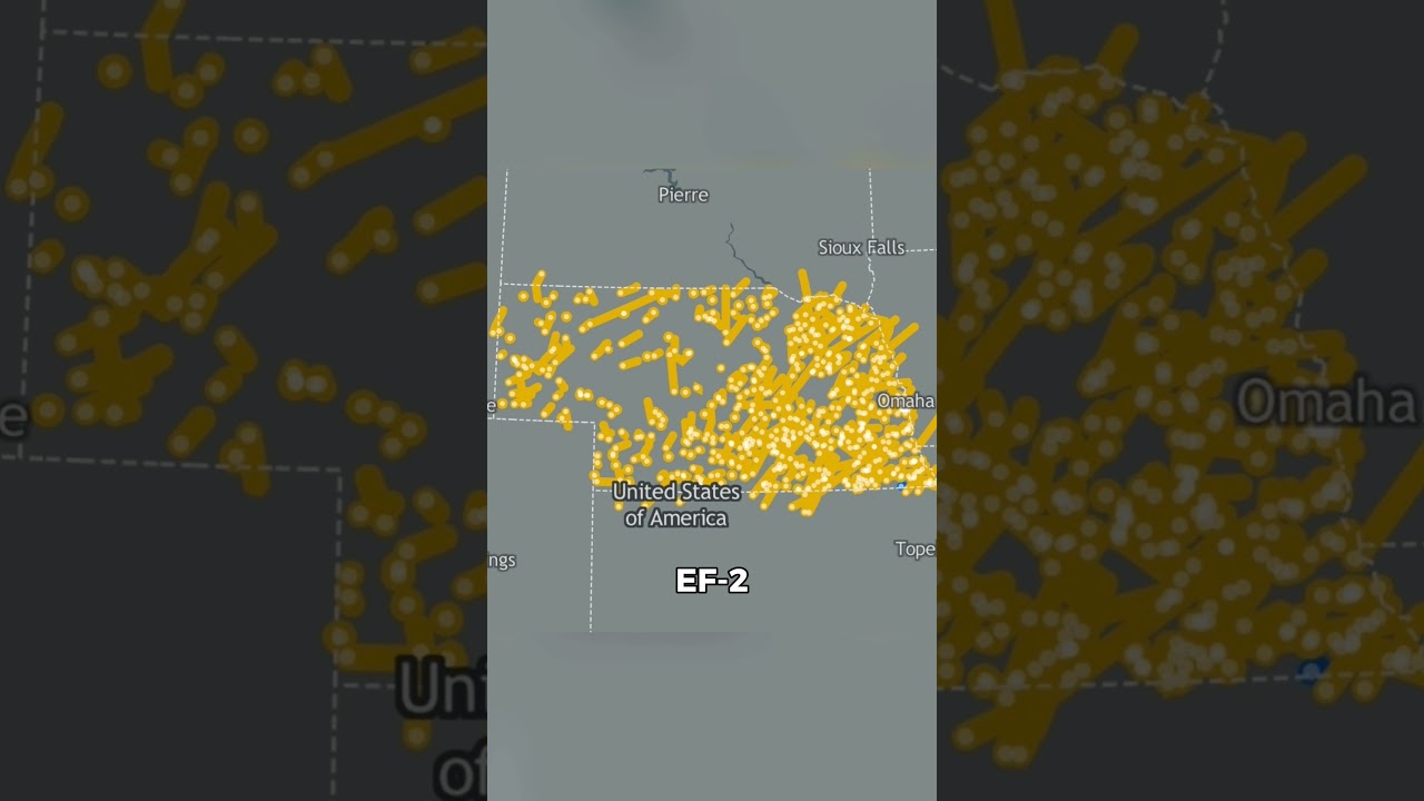 Every Nebraska Tornado Track: EF-U to EF-5