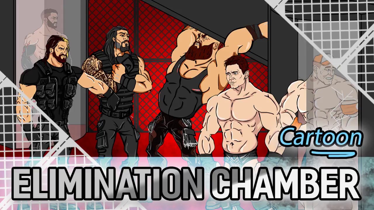 WWE Elimination Chamber 2018 CARTOON!