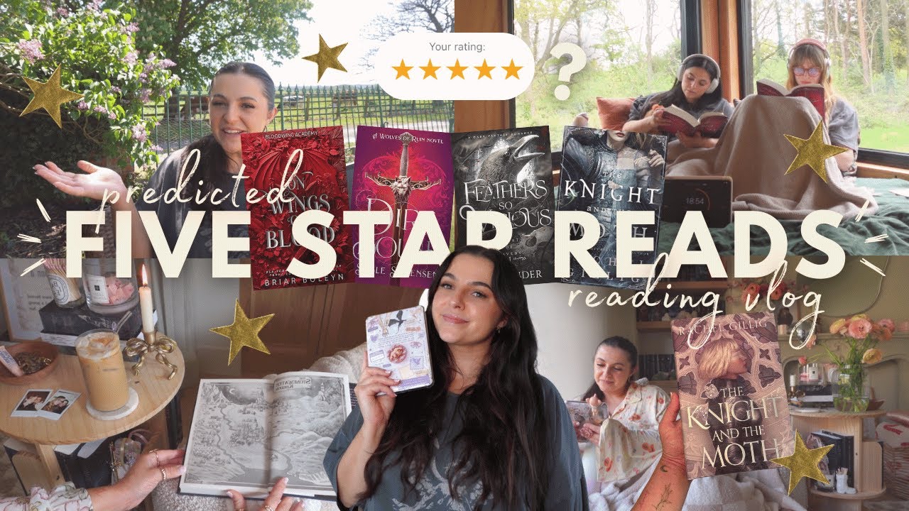 predicted 🌟FIVE STAR READS🌟 reading vlog 📖🥀 are any of these worthy of five stars??