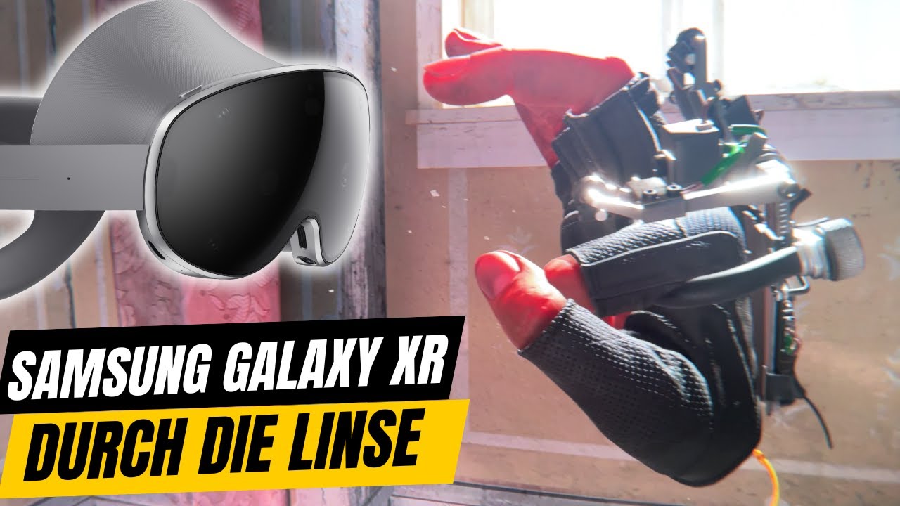 Samsung Galaxy XR - So gut sieht kabelloses 4K MicroOLED wirklich aus | Durch die Linse gefilmt