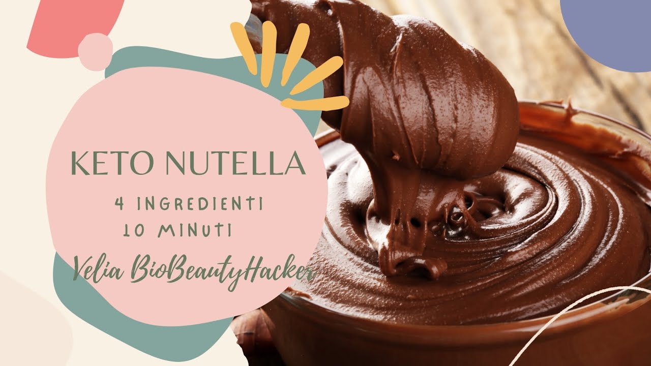 Keto Nutella 4 ingredienti, velocissima e buonissima!(E fa bene anche all'intestino!)
