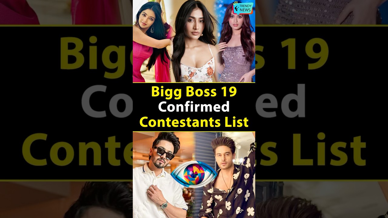 Bigg Boss 19 Confirmed Contestants List #biggboss19 #confirmed #contestantslist #biggboss