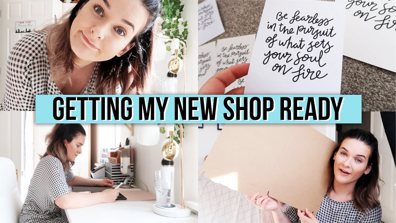 STICKERS, NEW DESIGNS & A BIG DELIVERY | Studio Vlog