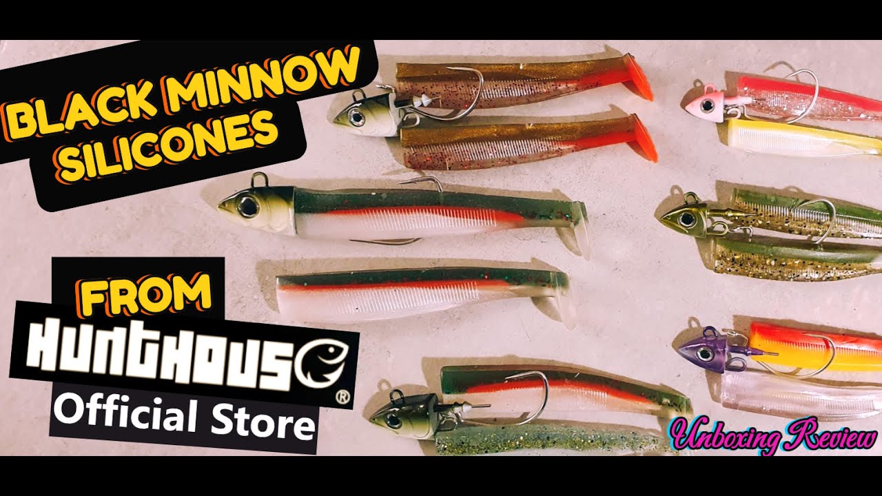 Black Minnow Silicones From Hunt House Official Store of AliExpress