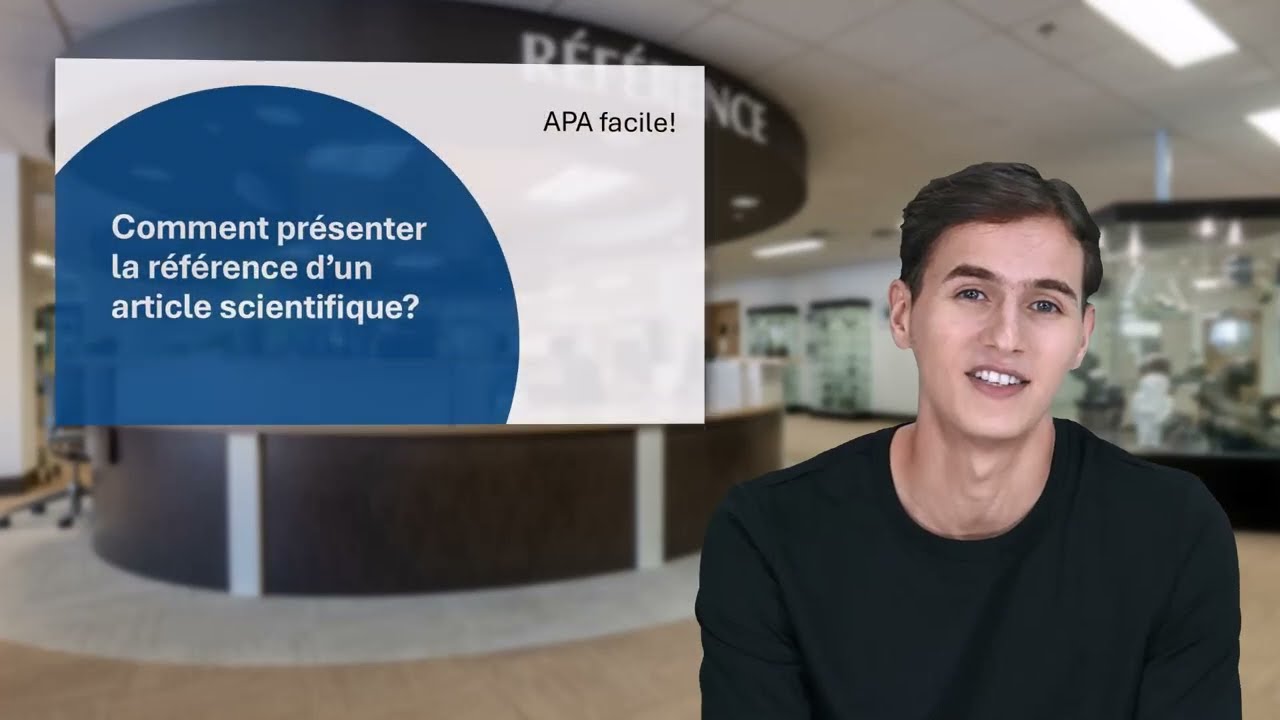 APA facile : Référence d’un article scientifique