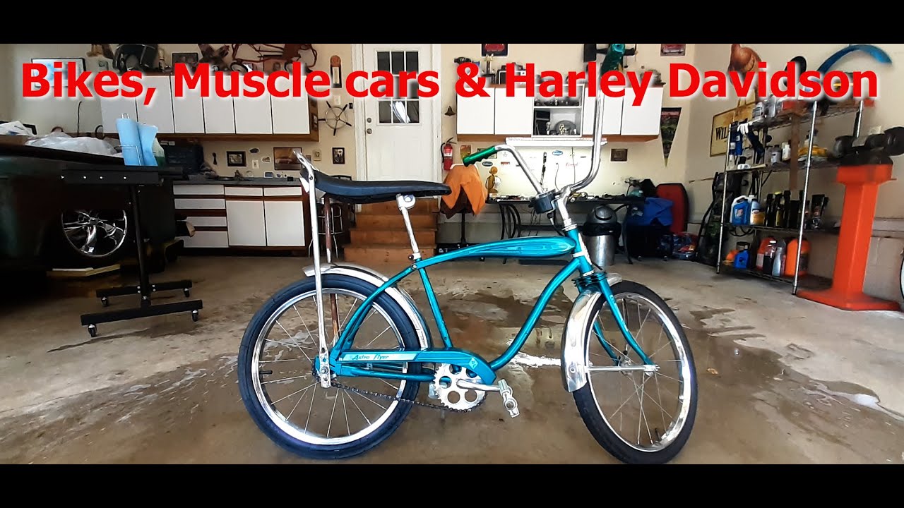 Schwinn Sting-Ray & Krate bikes, history with Harley-Davidson, Hot-Rods & Muscle cars