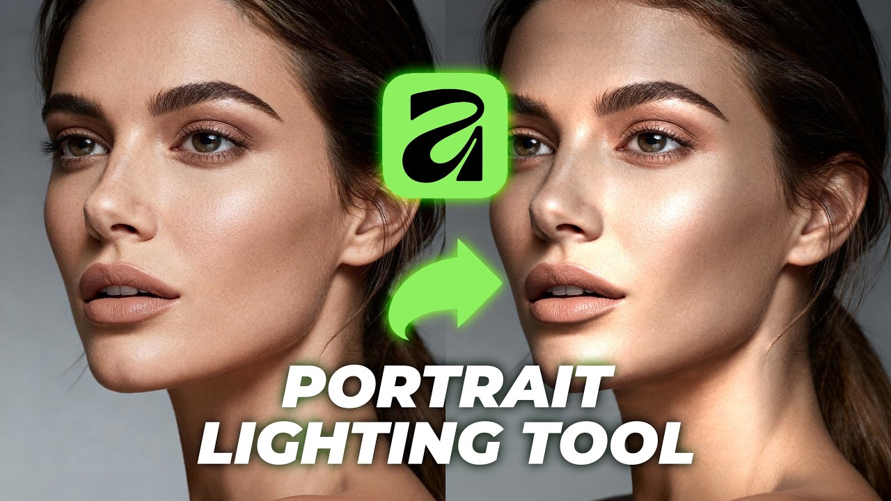 CREATE Amazing Portrait LIGHTING in Affinity Now! Canva AI Pro Required