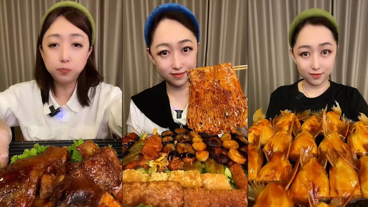 Mukbang #79 : Eat pig brain belly pork 🍖🍖, ,Noodles🍜🍜..#belly #mukbang #eatingshow #yummy 