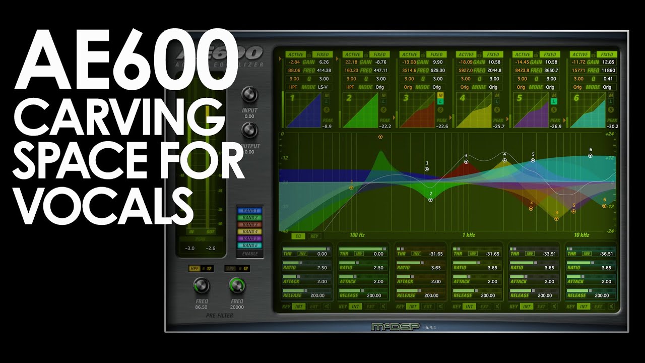 Carving Space For Vocals With the AE600 Active Equalizer