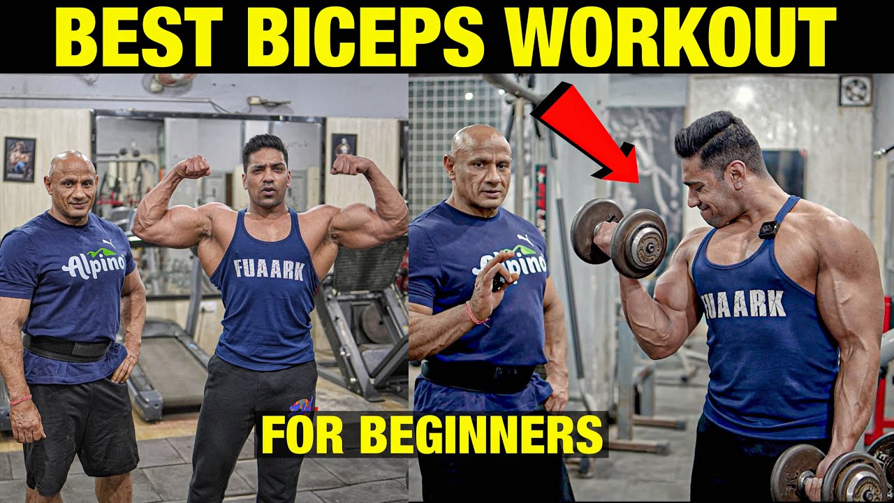 Best Biceps Exercise For Beginners | Huge Arms Workout