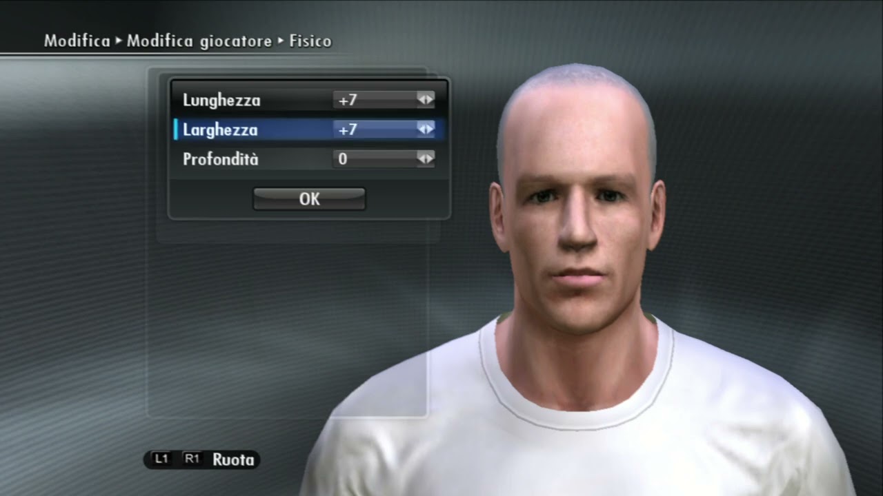 altezza eta peso su pro evolution soccer 2008