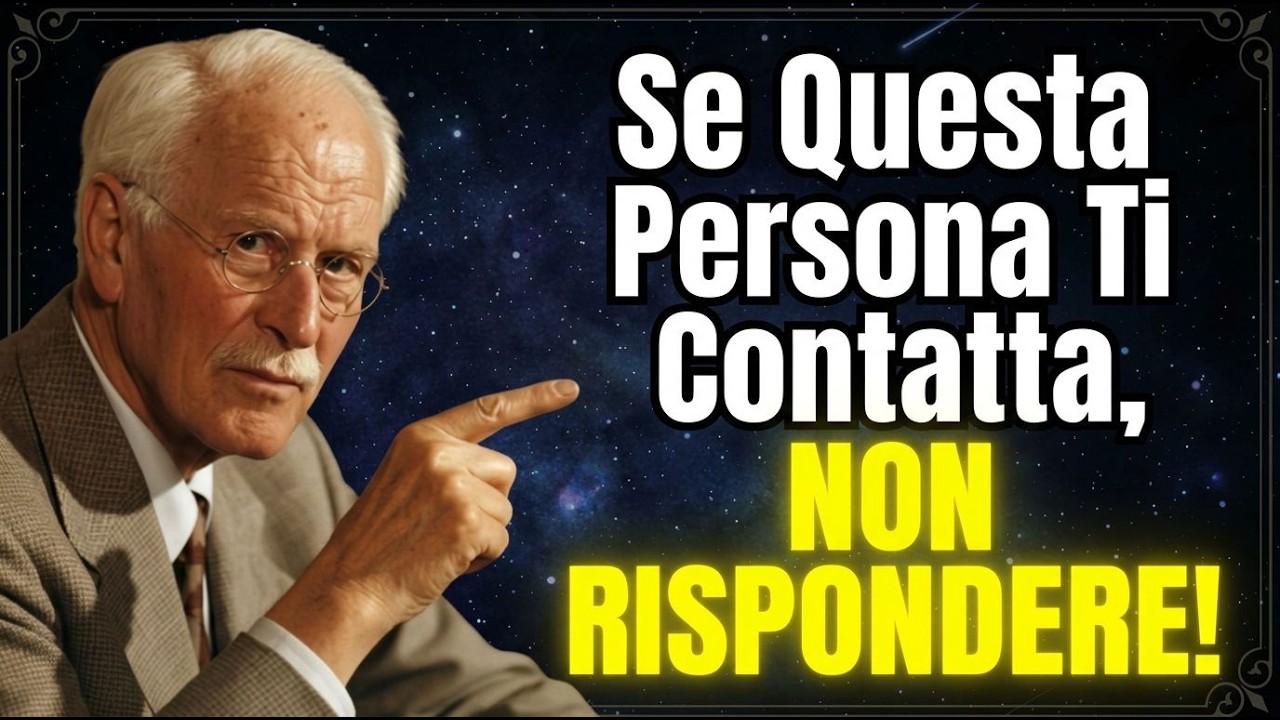 Se Questa Persona Ti Contatta, NON RISPONDERE! Carl Jung Spiega Come Riprendere Il Potere