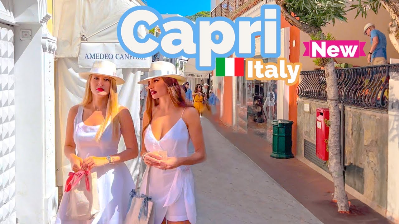 Capri, Italy 🇮🇹 - A Luxurious Playground - 4k HDR 60fps Walking Tour (▶164min)