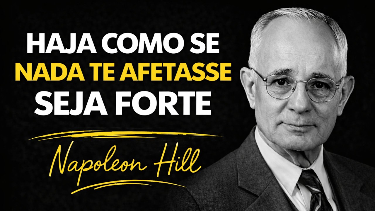 Haja Como se Nada te Afetasse | Mude sua Mentalidade | Napoleon Hill 