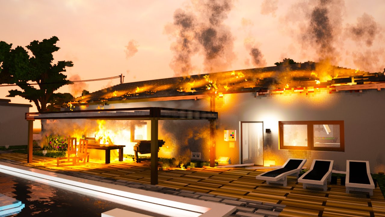 I SET Fire to a modern house with an Alarm system - Teardown
