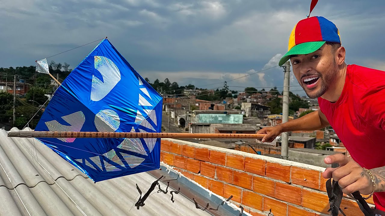 Caiu Um pipa de 1m da minha Casa