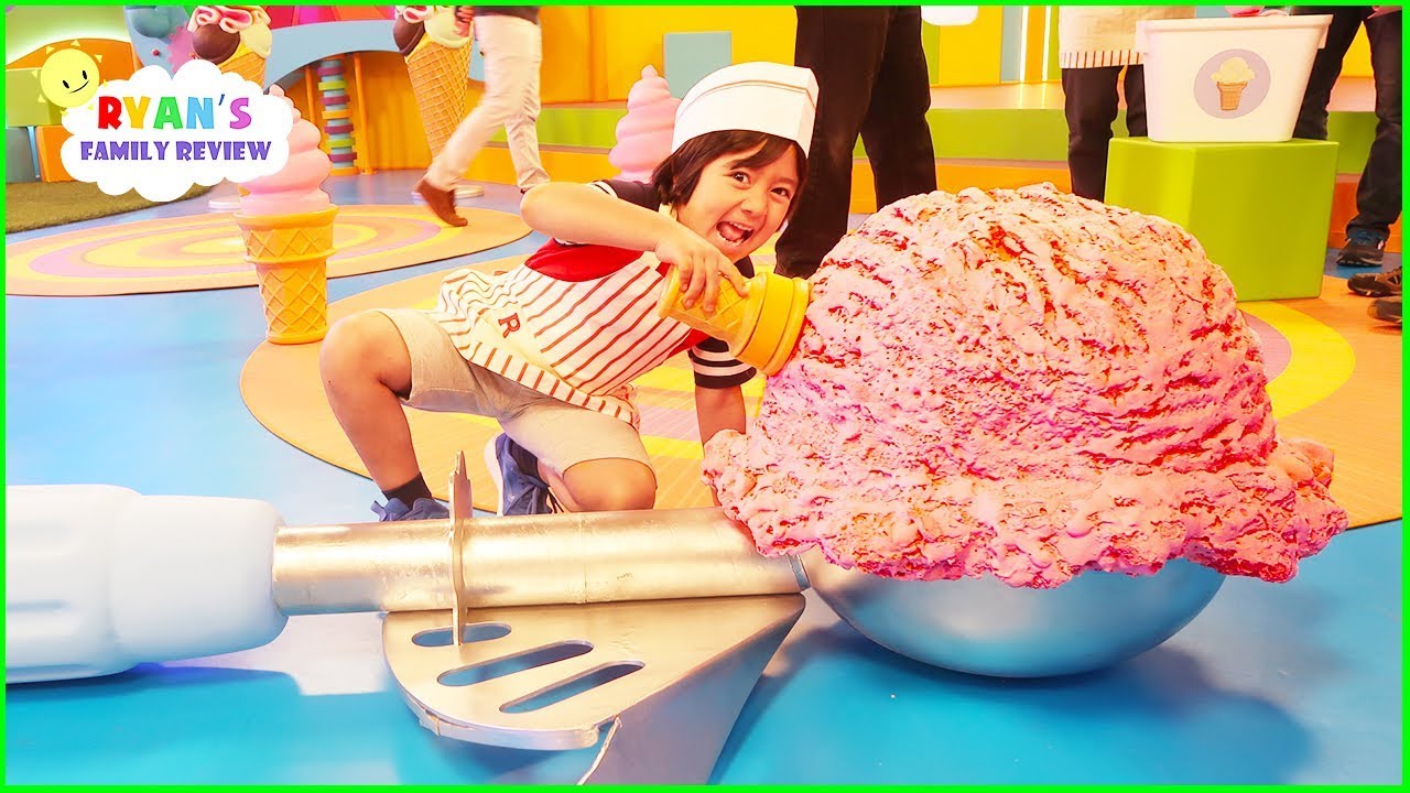 Ryan's Mystery Playdate Giant Ice Cream Challenge Premiere Today on Nickelodeon!!