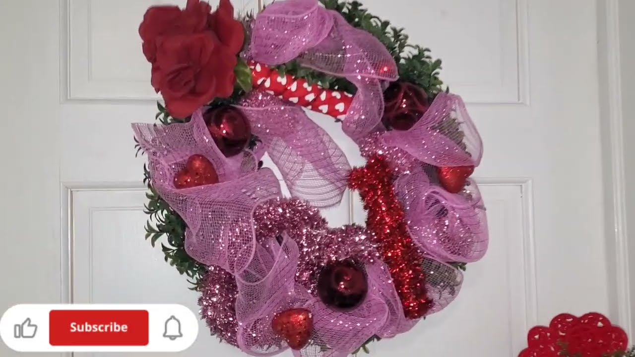 ✨️NEW VIDEO✨️ Valentine kitchen decorate with me and entrance way tour 2026 #pleasesubscribe #love 
