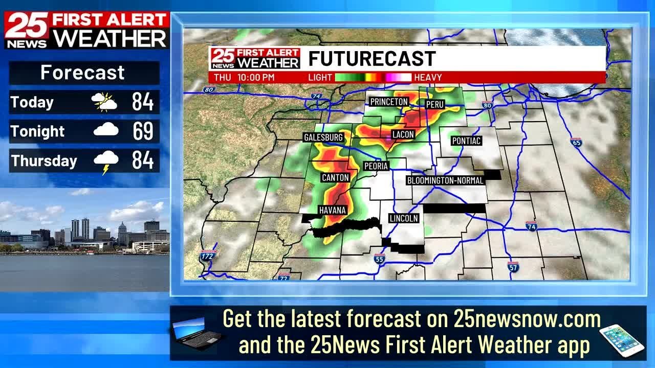 Mild Wednesday ahead of Thursday storms