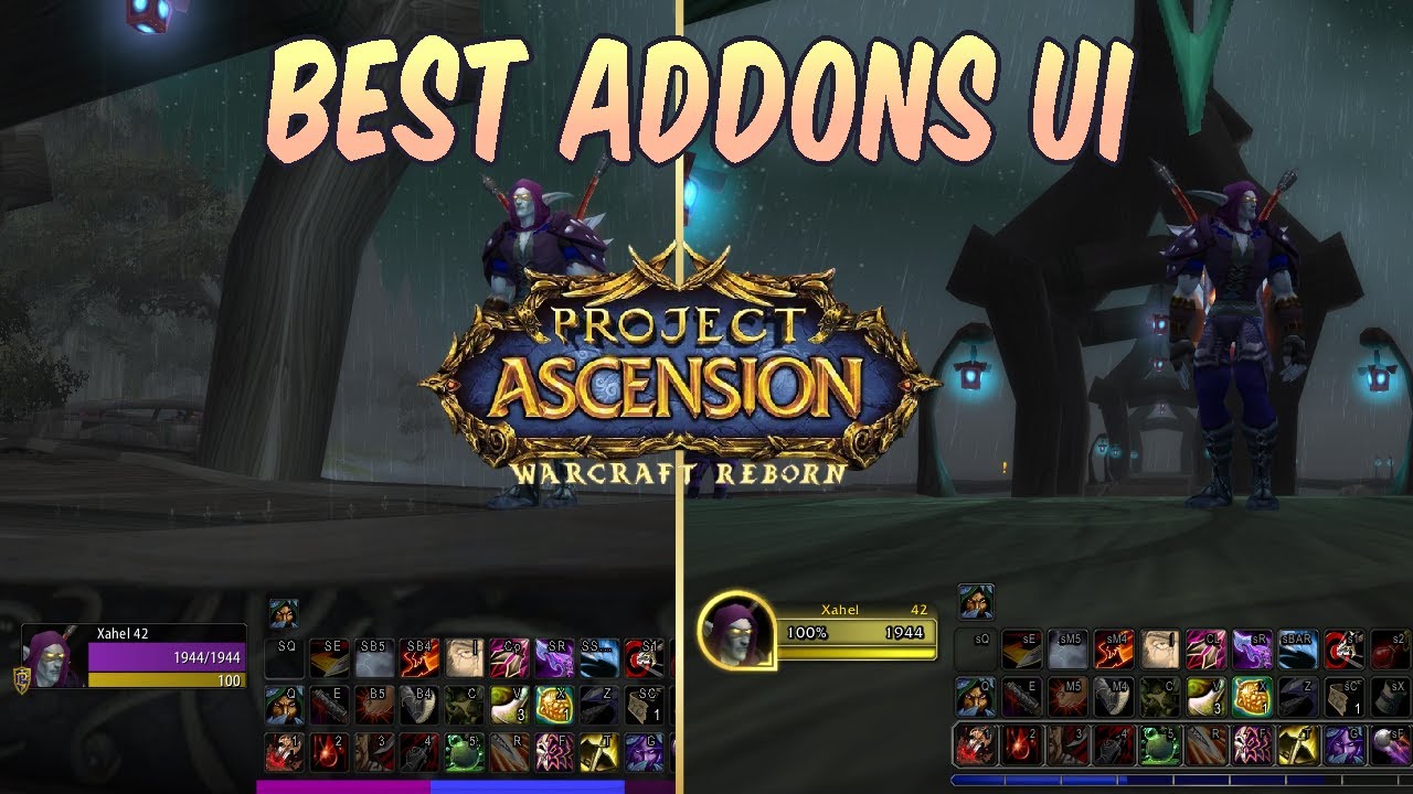 (OBSOLETO usen DragonUI) ¡LOS MEJORES ADDONS UI para ASCENSION BRONZEBEARD! | Warcraft Reborn