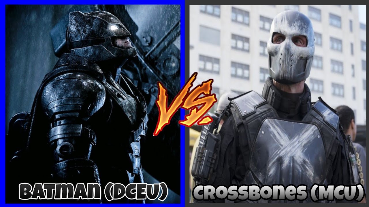 Batman (DCEU) vs. Crossbones (MCU) ¿Quién Gana?