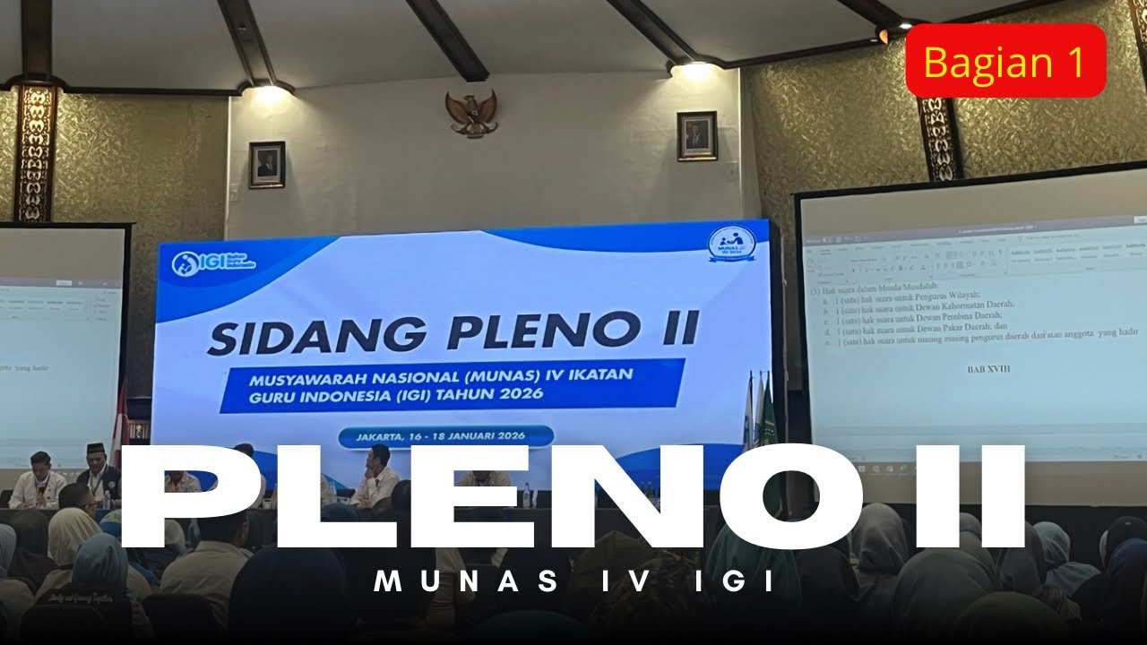Sidang Pleno II - Komisi A - AD/ART - Part 2