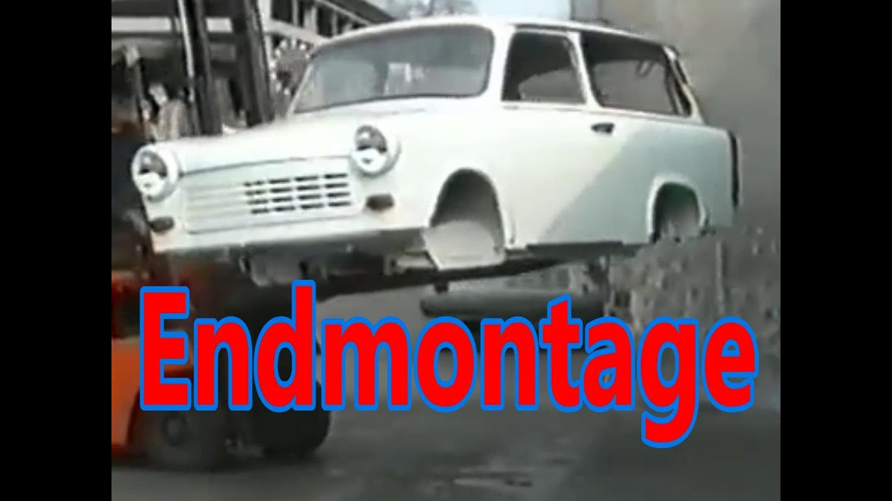 Trabant 1.1 Produktion, Lackierung und Endmontage
