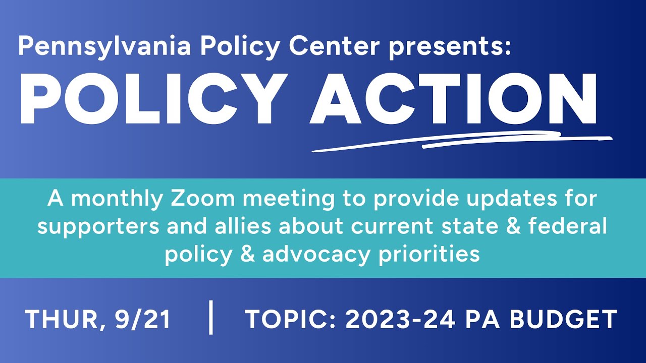 September 2023 PolicyAction Meeting: 2023-24 PA Budget