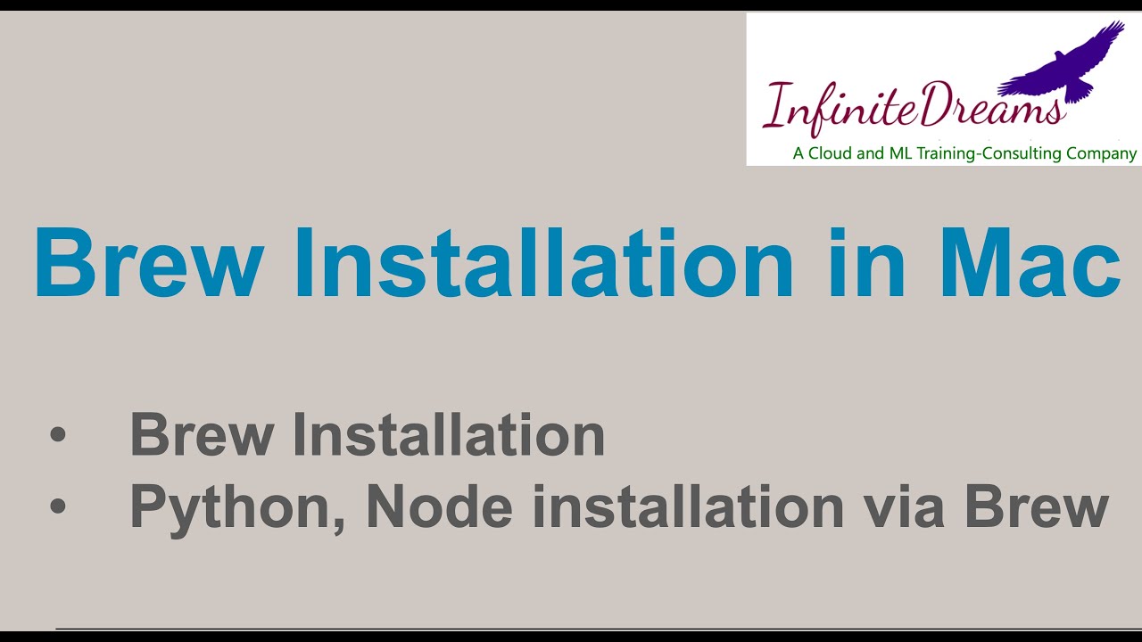 Brew Installation in Mac OS : Python, terraform installation using brew