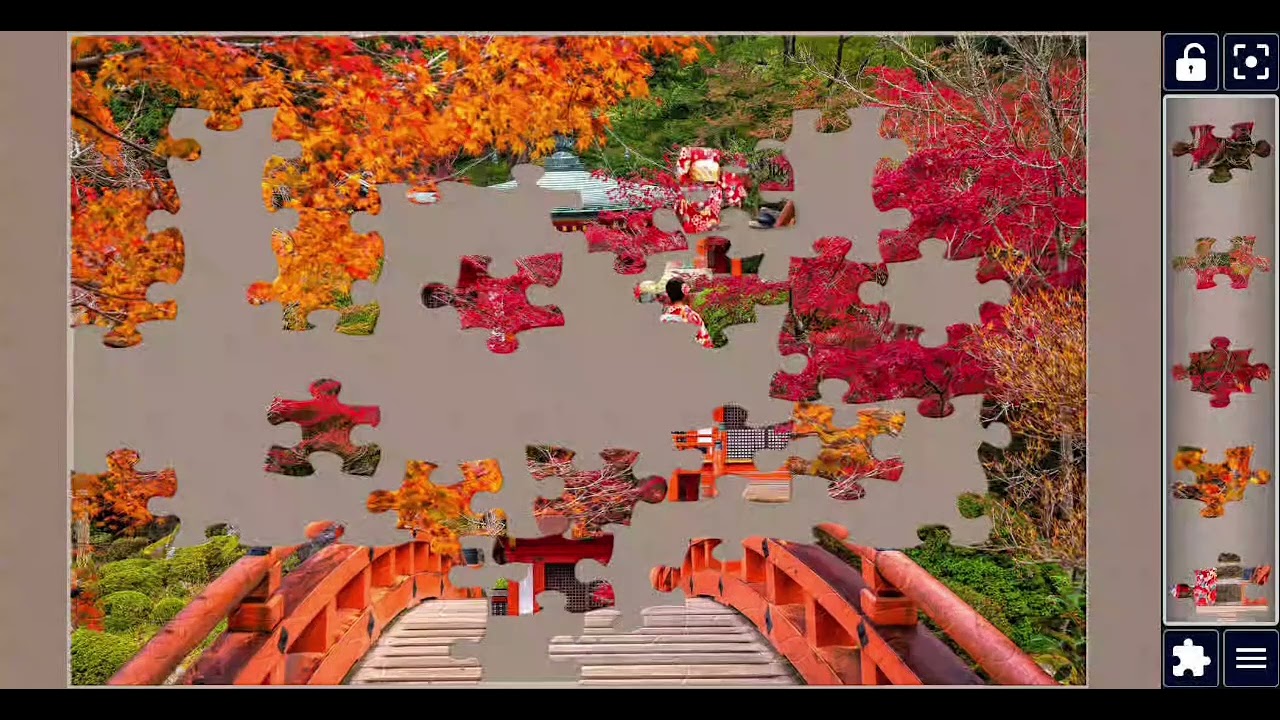 1000 Pieces Japanese Autumn Temple Puzzle Challenge! 🍁🧩 | MISHIFUNPUZZLE