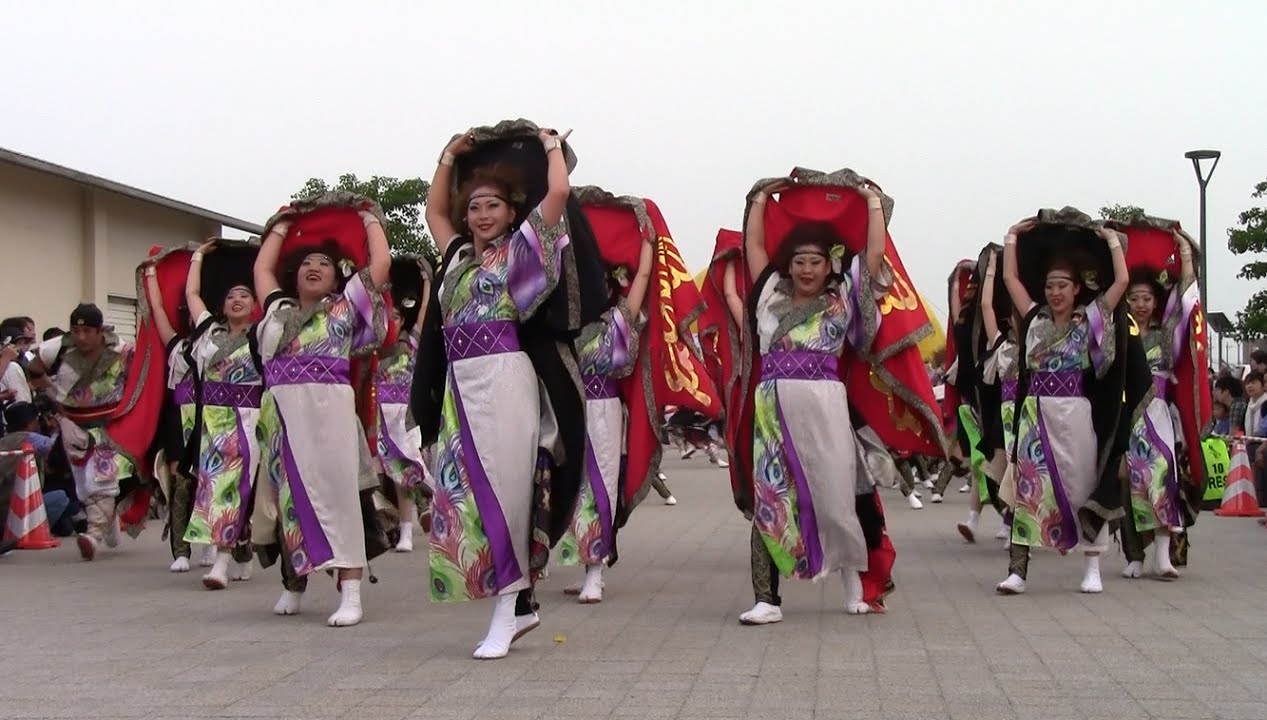 旭川北の大地　かみす舞っちゃげ祭り 2016 パレード演舞