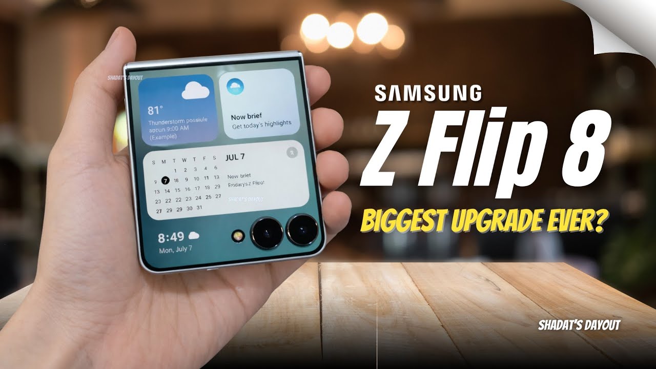 Слухи о Samsung Galaxy Z Flip 8 и все, что нам известно.