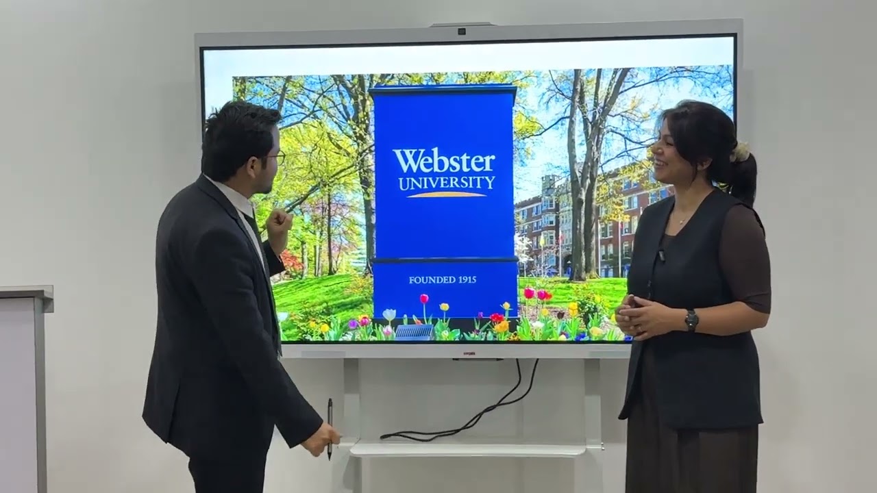 Best Affordable University in USA: Webster University | Nisha Bhattarai with Suresh Thing