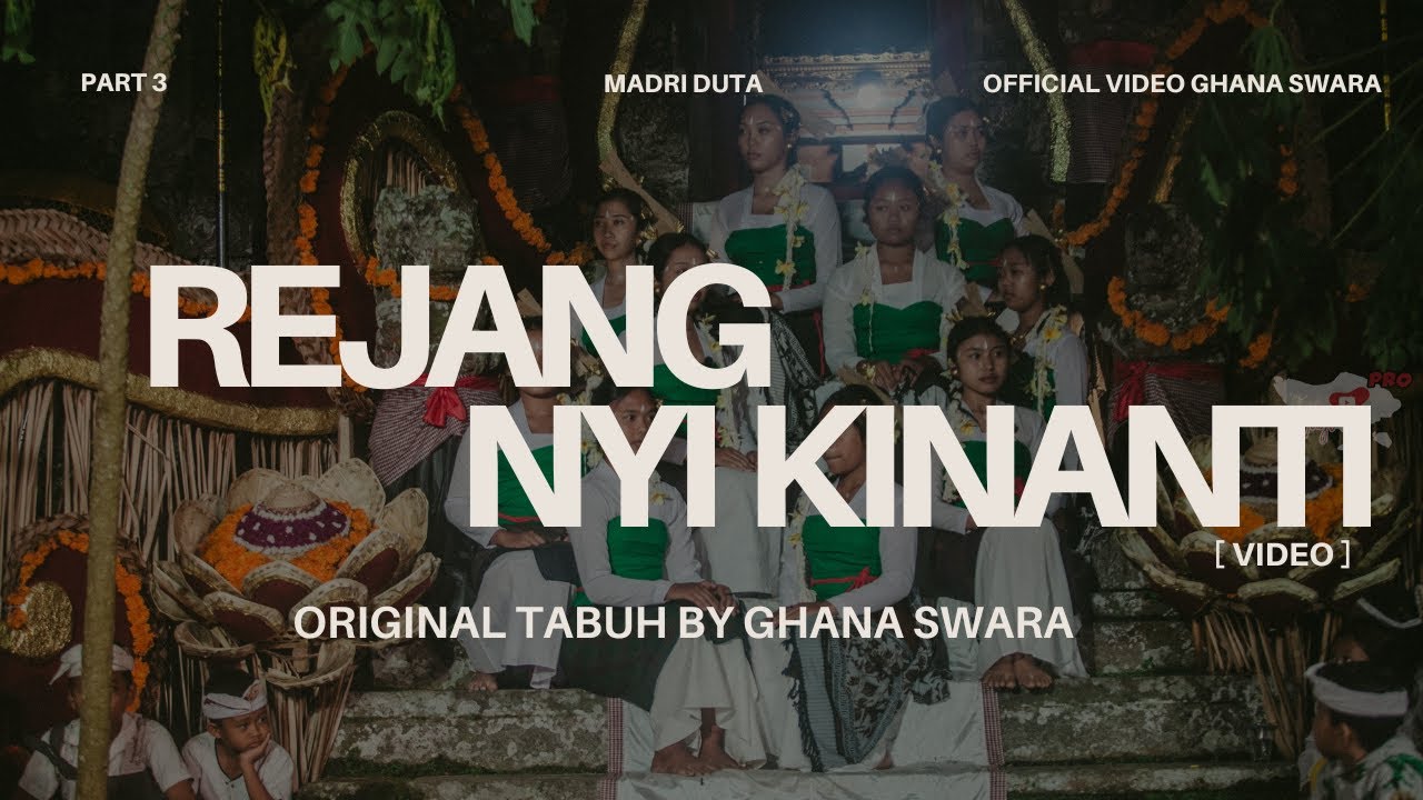 Tabuh Rejang Nyi Kinanti || Original Tabuh By Ghana Swara Puri Agung Susut