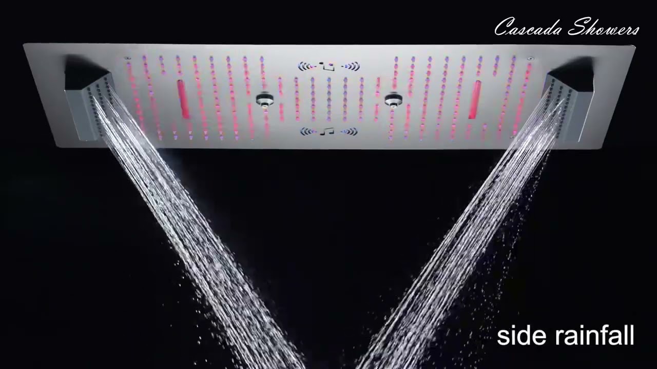 Luxury LED Music Shower System | Cascada Portofino 16