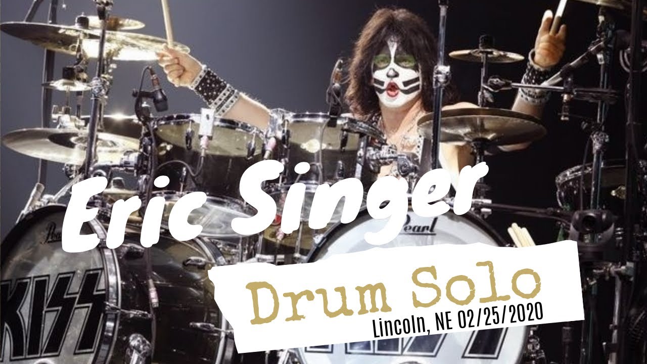 KISS Eric Singer Drum Solo LIVE Lincoln, Nebraska 02/25/2020