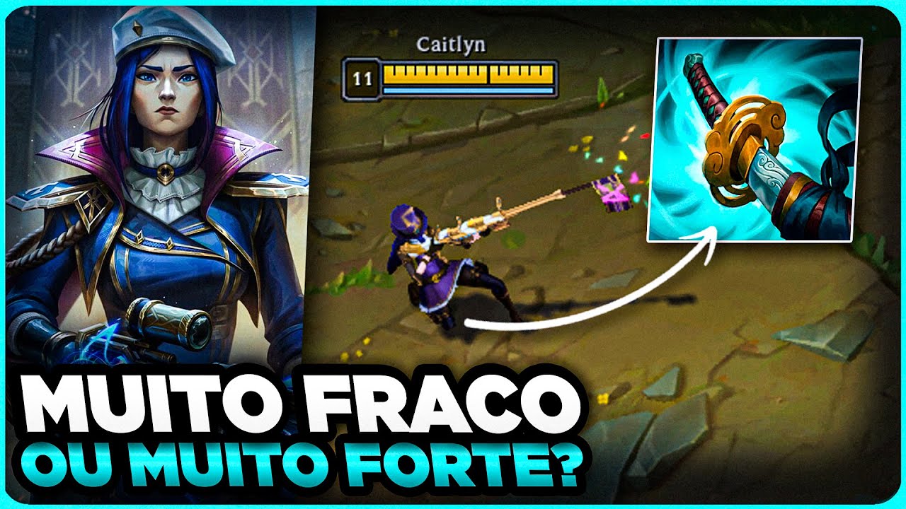 CAITLYN COM CHUVA DE CANIVETE TÁ FORTE NA NOVA SEASON? | MONO CAITLYN GAMEPLAY