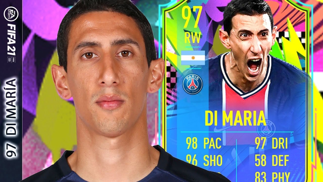 THE MOST BROKEN THING IN THE GAME! 97 &Aacute;ngel DI MARIA FIFA 21 PLAYER REVIEW SUMMER STARS SBC