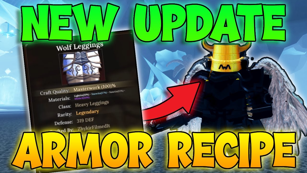 NEW The Forge Armor Recipes! - The Forge Armor Recipe! (Roblox The Forge)