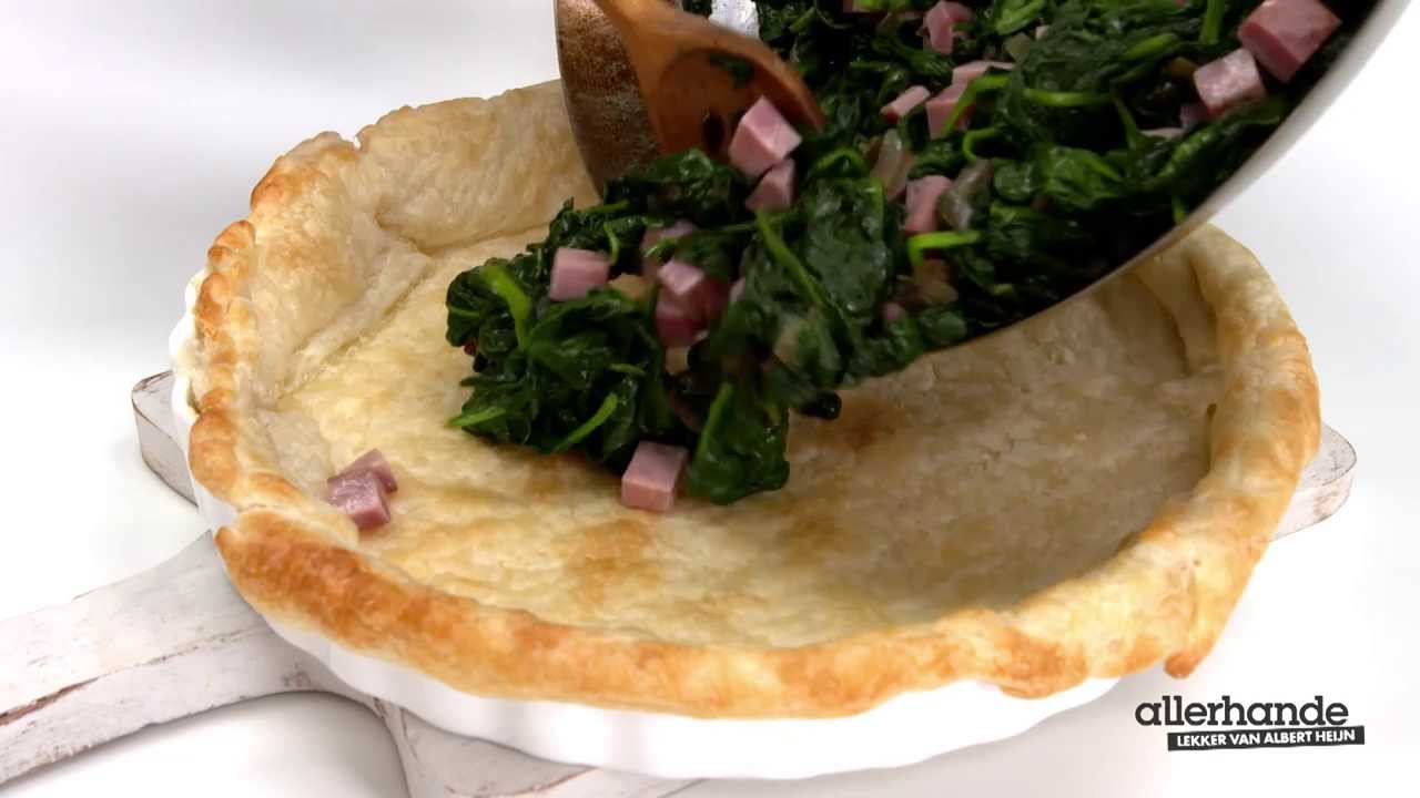 Spinazie-hamquiche - Allerhande