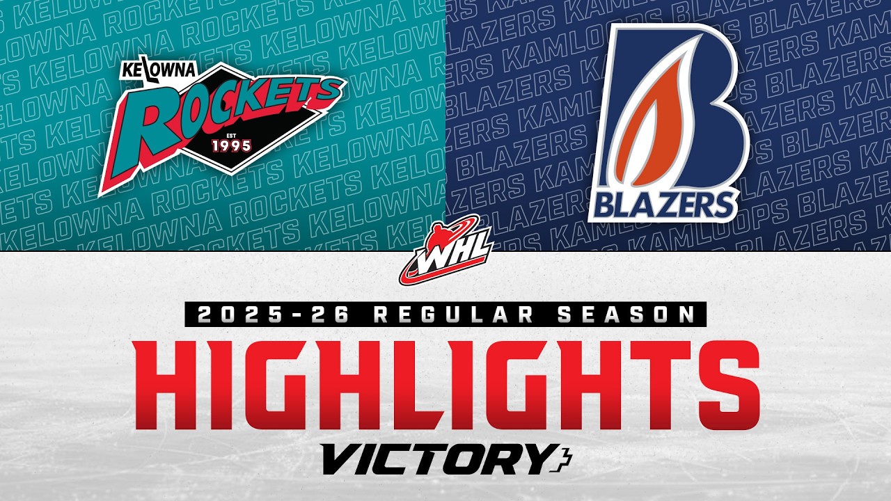 «Келоуна Рокетс» против «Камлупс Блейзерс» 14 марта | Обзор матчей WHL 2025-26